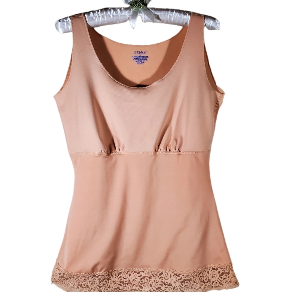 Spanx soft smooth camisole front panel thicker and control shaper